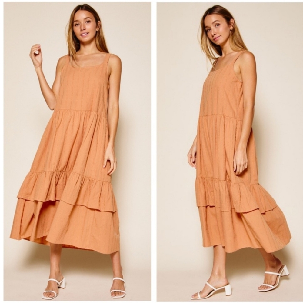 Double Ruffle Middi Dress
